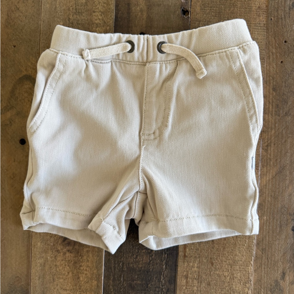Little Sleepies Play - Light Khaki Chino Shorts - Size: 12-18 months